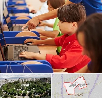 کلاس رباتیک کودکان در نیروی هوایی
