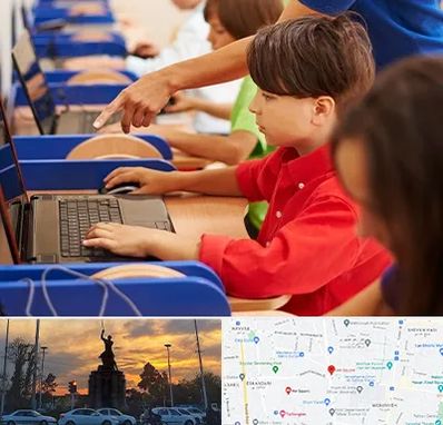 کلاس رباتیک کودکان در میدان حر 