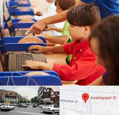 کلاس رباتیک کودکان در خیابان آذربایجان