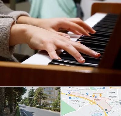 آموزشگاه پیانو در مهرویلا کرج