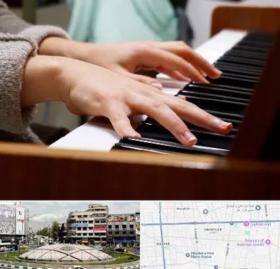 آموزشگاه پیانو در مرکز تهران