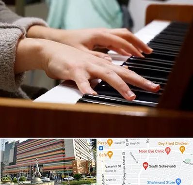 آموزشگاه پیانو در سهروردی