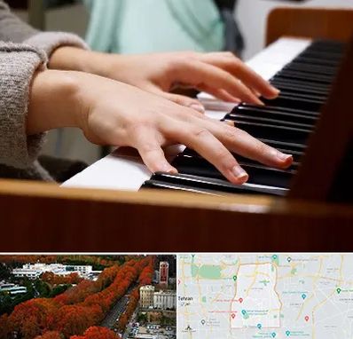 آموزشگاه پیانو در منطقه 6 تهران