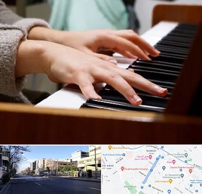 آموزشگاه پیانو در خیابان ملاصدرا شیراز