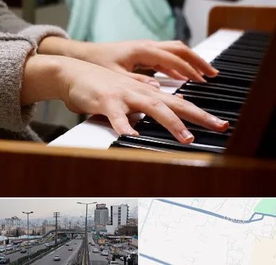 آموزشگاه پیانو در بلوار ارتش