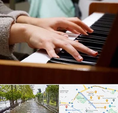 آموزشگاه پیانو در خیابان ارم شیراز