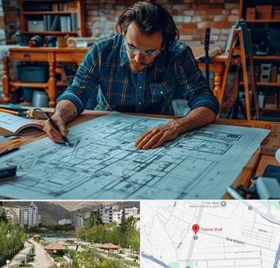 آموزشگاه معماری در بلوار تعاون