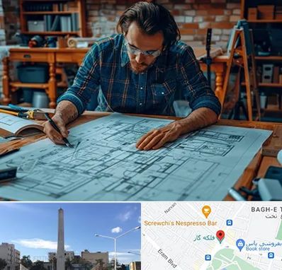 آموزشگاه معماری در فلکه گاز شیراز 