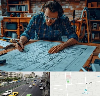آموزشگاه معماری در خیابان دامپزشکی