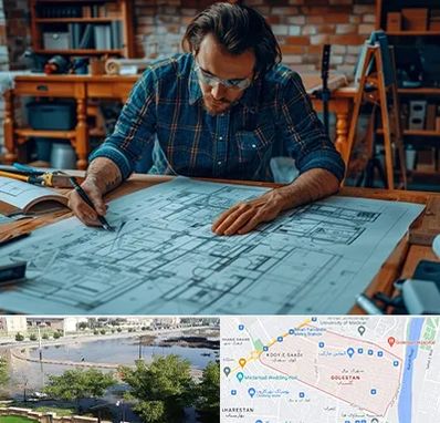 آموزشگاه معماری در گلستان اهواز 