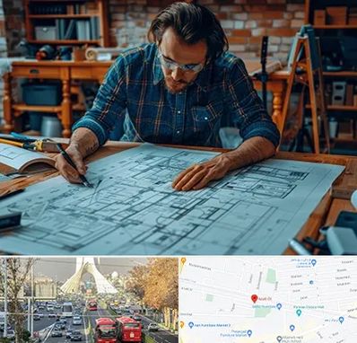 آموزشگاه معماری در خیابان آزادی 