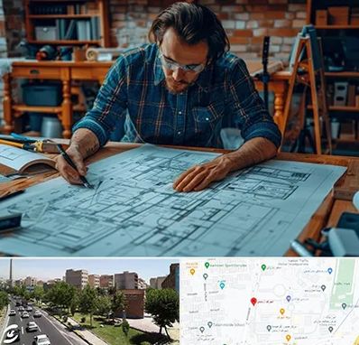 آموزشگاه معماری در شهرک آزمایش 