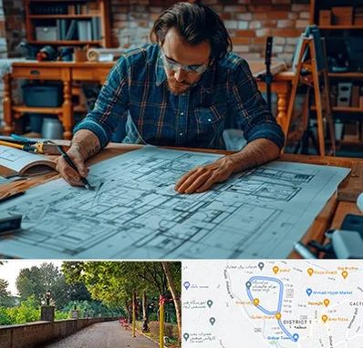 آموزشگاه معماری در فلکه گاز رشت 