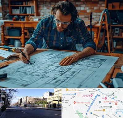 آموزشگاه معماری در خیابان ملاصدرا شیراز 