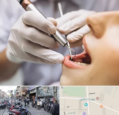 دندانپزشکی ارزان در چهارراه استانبول