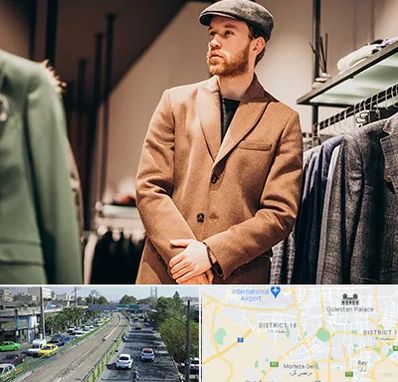 پوشاک مردانه در جنوب تهران 