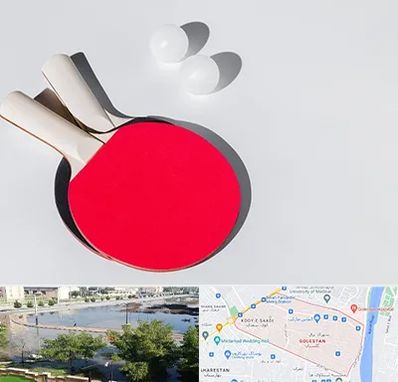 باشگاه پینگ پنگ در گلستان اهواز 