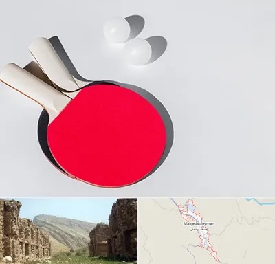 باشگاه پینگ پنگ در مسجد سلیمان