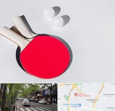 باشگاه پینگ پنگ در ظفر 