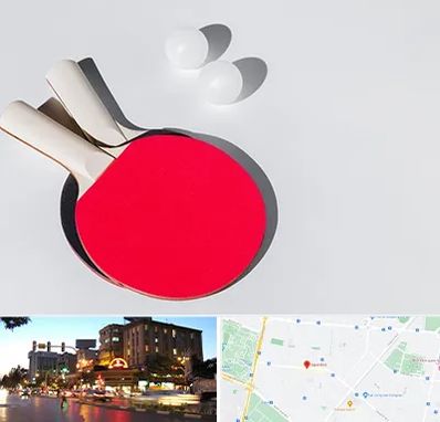 باشگاه پینگ پنگ در بلوار سجاد مشهد 