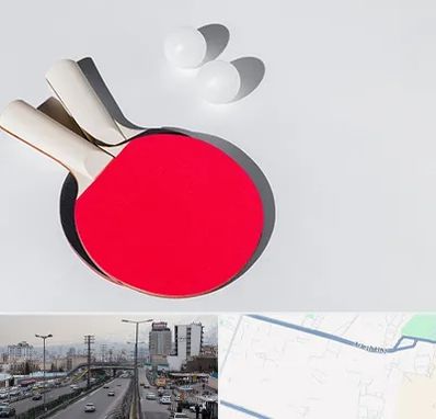 باشگاه پینگ پنگ در بلوار ارتش