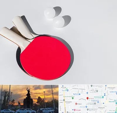 باشگاه پینگ پنگ در میدان حر 