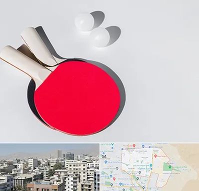 باشگاه پینگ پنگ در منطقه 14 تهران 