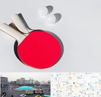 باشگاه پینگ پنگ در میدان انقلاب 