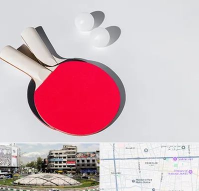 باشگاه پینگ پنگ در مرکز تهران