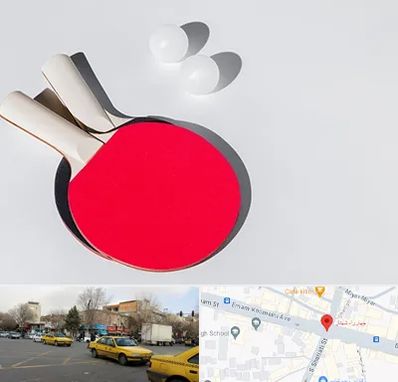 باشگاه پینگ پنگ در شهناز تبریز