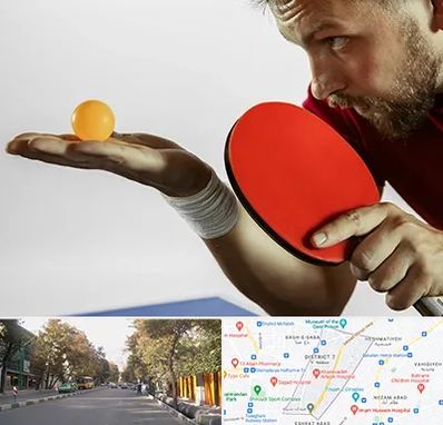 آموزش پینگ پنگ در شریعتی