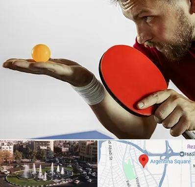 آموزش پینگ پنگ در آرژانتین