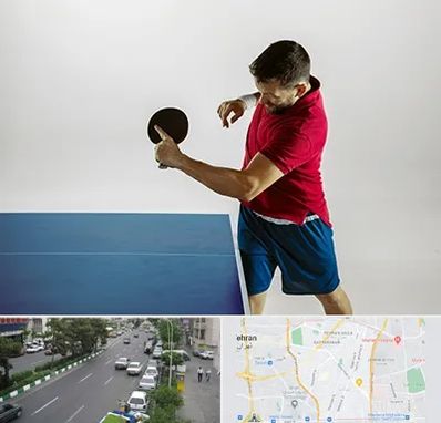 سالن تنیس روی میز در ستارخان 