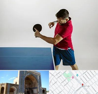 سالن تنیس روی میز در مصلی مشهد