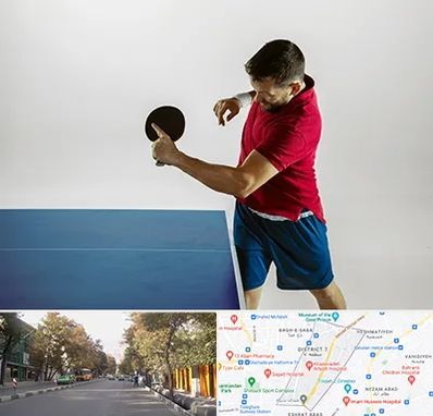 سالن تنیس روی میز در شریعتی 