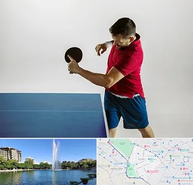 سالن تنیس روی میز در کوهسنگی مشهد 