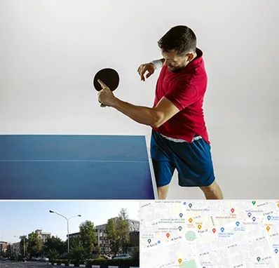 سالن تنیس روی میز در میدان کاج 