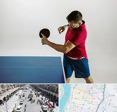 سالن تنیس روی میز در نادری اهواز 