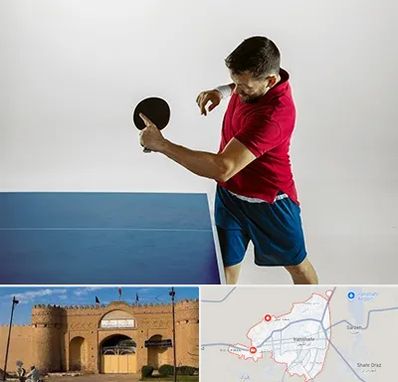 سالن تنیس روی میز در ایرانشهر