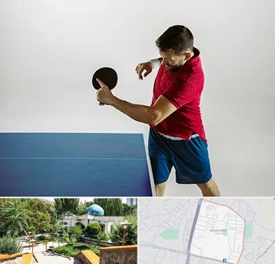 سالن تنیس روی میز در باغمیشه تبریز