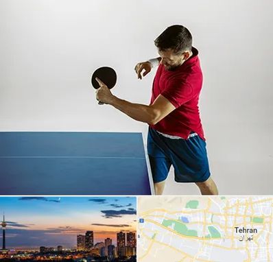 سالن تنیس روی میز در غرب تهران 