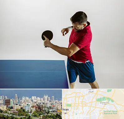 سالن تنیس روی میز در شرق تهران 