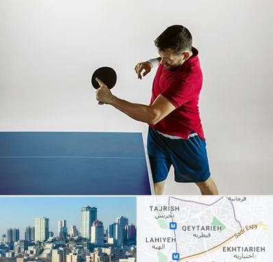 سالن تنیس روی میز در قیطریه