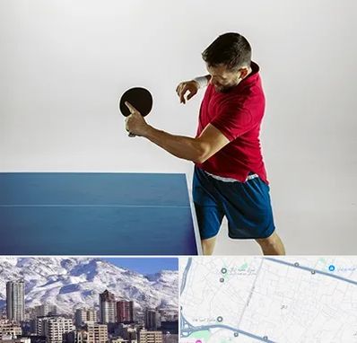 سالن تنیس روی میز در ازگل