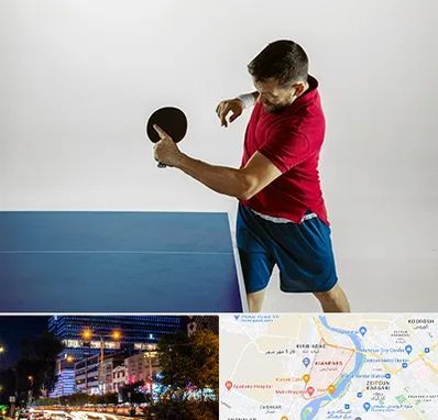 سالن تنیس روی میز در کیانپارس اهواز 