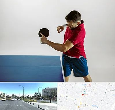 سالن تنیس روی میز در بلوار کلاهدوز مشهد 