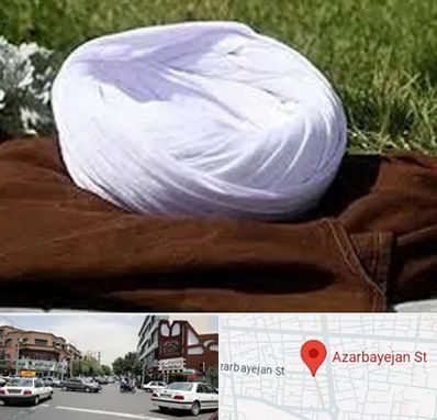 فروش لباس روحانیت در خیابان آذربایجان