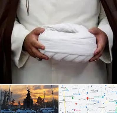 فروش عبا و عمامه در میدان حر 