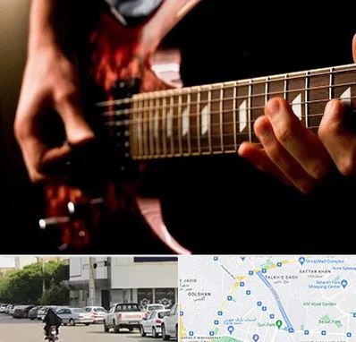 آموزشگاه گیتار الکتریکی در قدوسی شرقی شیراز