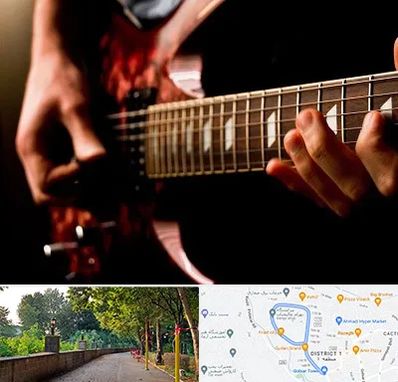 آموزشگاه گیتار الکتریکی در فلکه گاز رشت